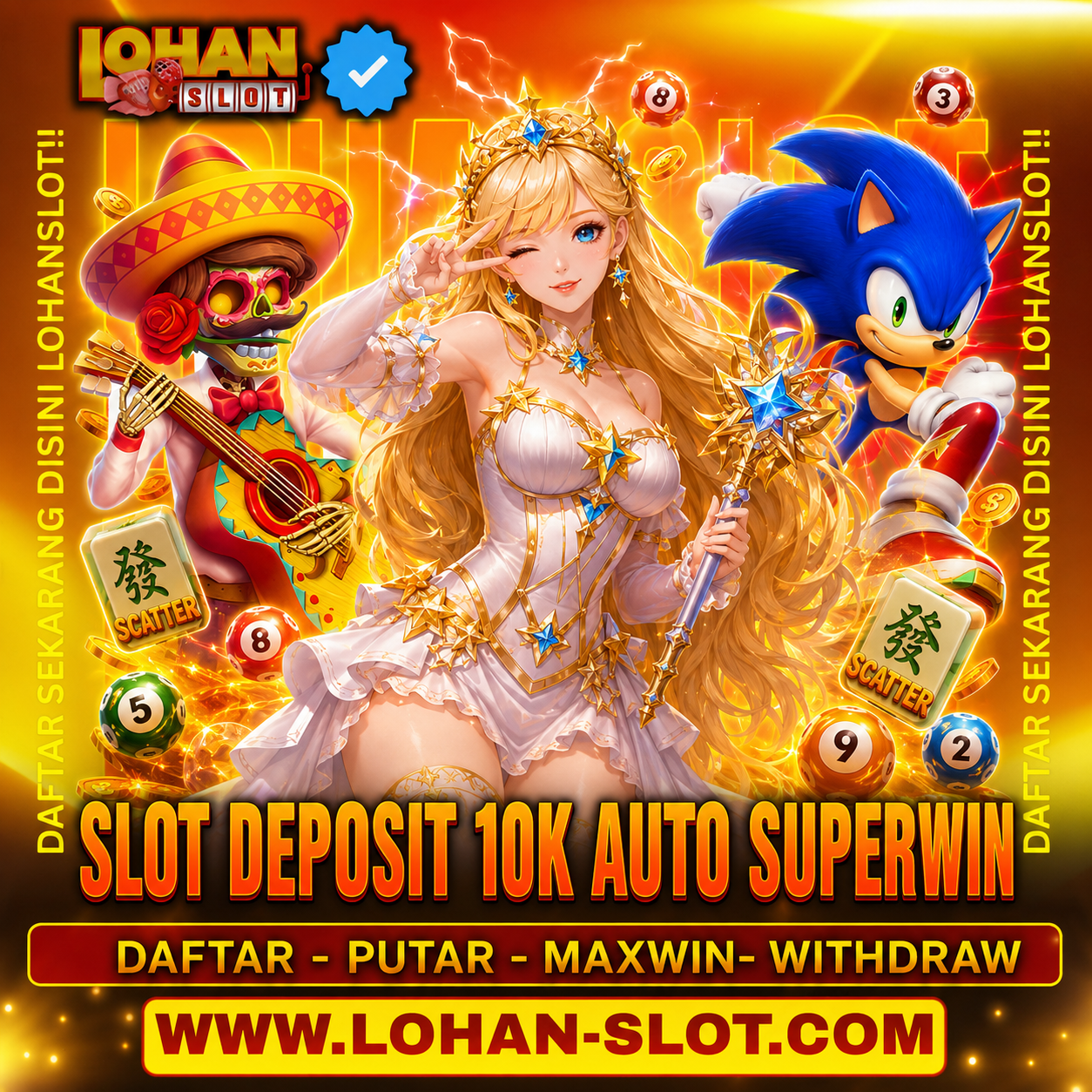 Menyala 2026! LOHANSLOT Kasih Superwin Terus Cuma Modal Slot Deposit 10k Via Qris 1 of 20